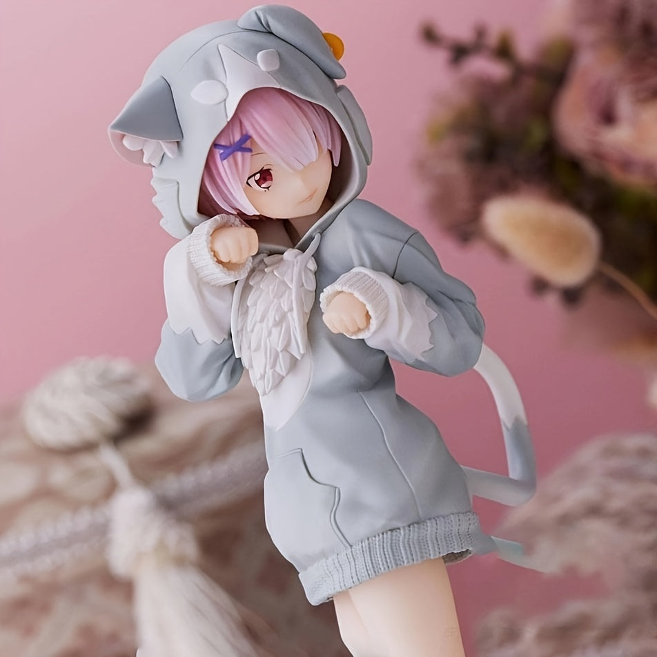 Pink Cat Ears Pajamas Anime Action Figure Gift