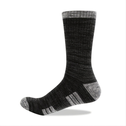 YUEDGE Men's Cushioned Hiking Crew Socks Moisture Wicking Durable Athletic Socks