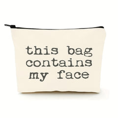 Face Makeup Bag for Girls - Unique Cosmetic Bag Gift