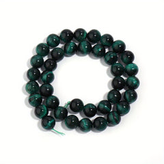 Green Tiger's Eye Stone Beads for DIY Jewelry Making 4-12mm