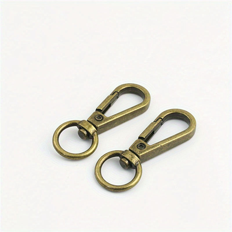 10PCS 13mm Metal Lobster Clasp Swivel Snap Hooks DIY Jewelry Accessories