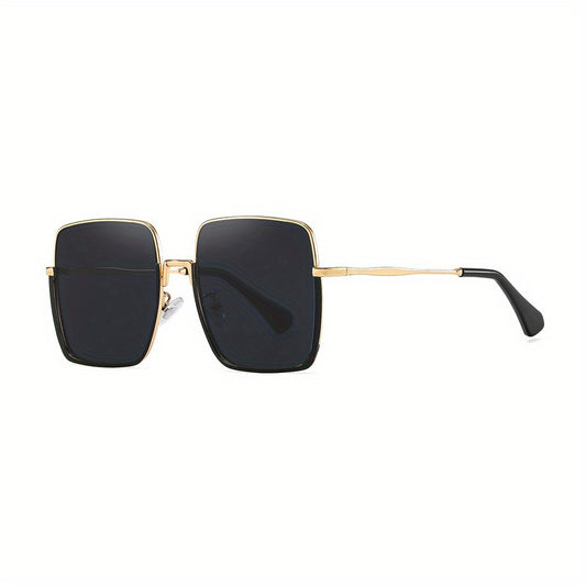 Y2K Square Frame Sunglasses Gradient Lens Block Glasses UV400