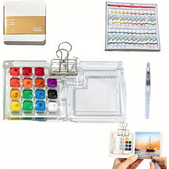 Tobios Travel Watercolor Palette Set - 24 Colors