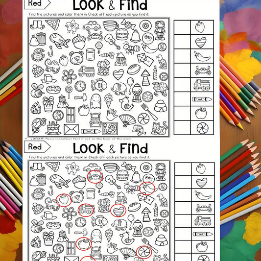 Interactive Focus Training Book for Fun Education