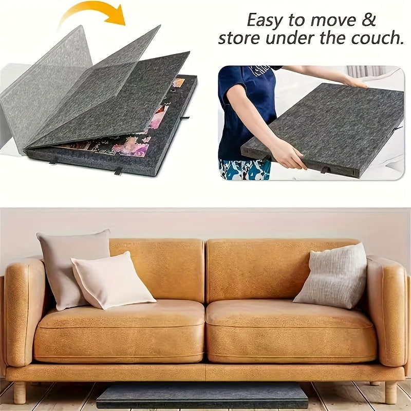 6-In-1 Portable Puzzle Table with Drawers