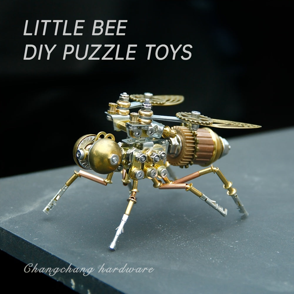 Steampunk Mechanical Bee Metal Puzzle Model DIY Kit