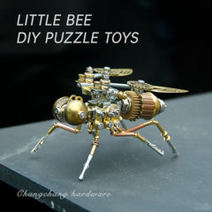 Steampunk Mechanical Bee Metal Puzzle Model DIY Kit
