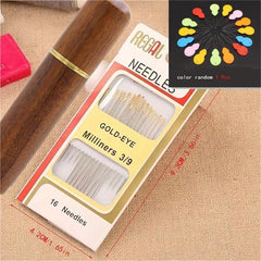 16pcs Hardcover Needle Sewing Clothes Needle Household Hand Needle