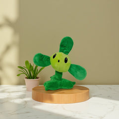 Clover Plush Doll Soft Stem Brown Petals with Bright Yellow Center