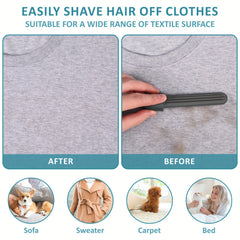 2-in-1 Pet Hair Removal Comb for Dogs and Cats