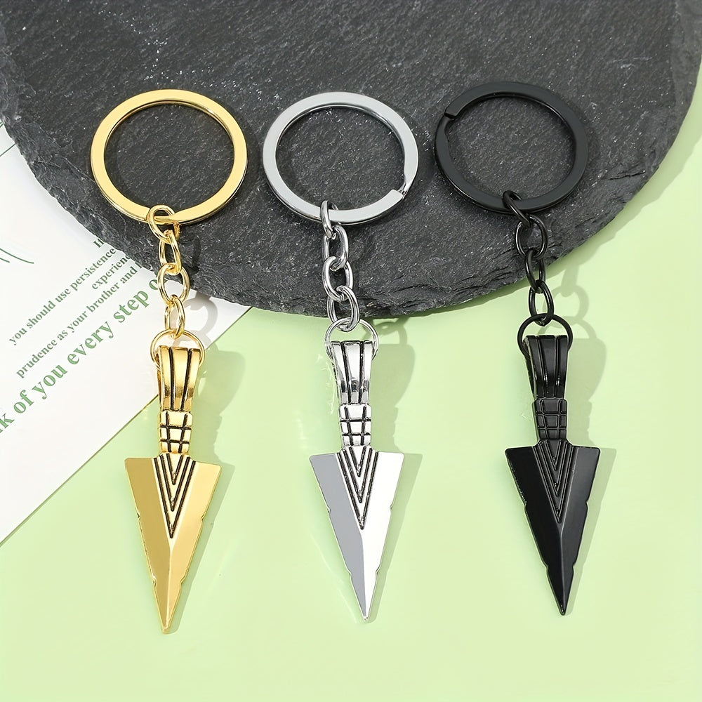 Small Rapier Metal Keychain for Men Backpack