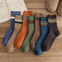 Men's Mid Calf Winter Socks, Anti-odor & Sweat-Absorbing, US7.5-9.5