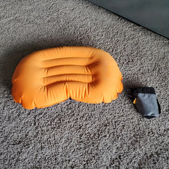 Ultralight Inflatable Camping Pillow for Neck & Lumbar Support