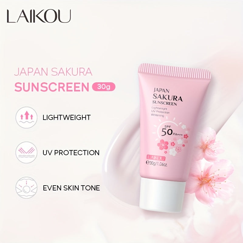 LAIKOU Sakura Sun Protection Cream 30g Hydrating Moisturizing Isolation Cream