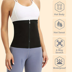 Sauna Sweat Waist Trimmer Body Shaper Waist Trainer Tummy Control