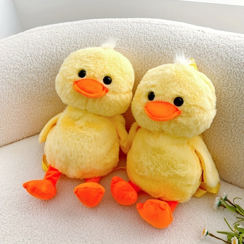 Yellow Duck Plush Backpack Birthday Gift