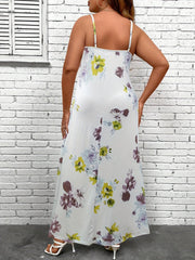  Floral Print Cami Maxi Dress