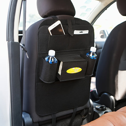 Universal Back Seat Storage Bag 6 Pockets for Maximum Organization