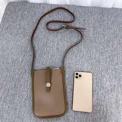 Women Shoulder Bag Mini Crossbody Messenger PU Leather Clutch Wallet Pouch