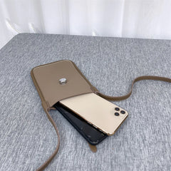Women Shoulder Bag Mini Crossbody Messenger PU Leather Clutch Wallet Pouch