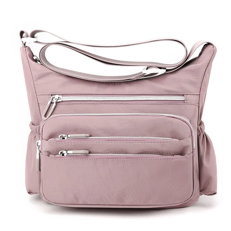 Casual Waterproof Nylon Crossbody Bag for Women
