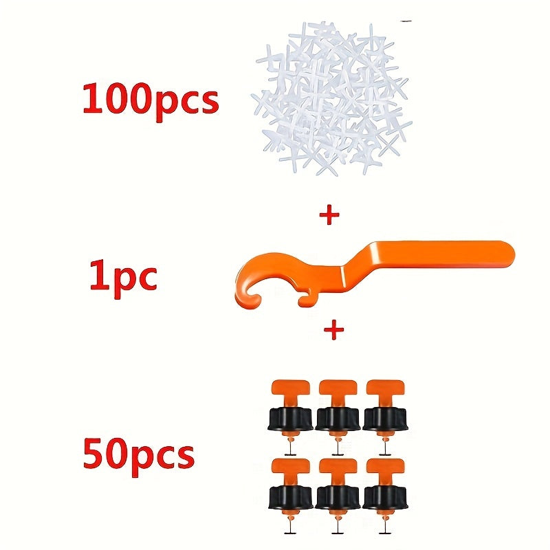 151pcs Box Tile Leveling System Replaceable Needle Pin For Wall Floor Tile