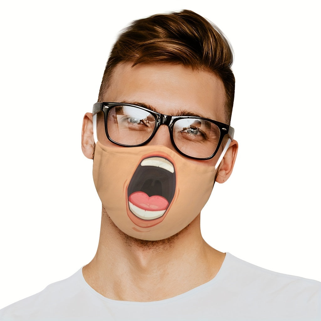 Adults Funny Face Mask for Halloween Props