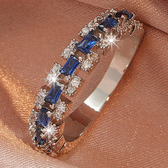 CZ Finger Ring For Women Bride Wedding Party Gift