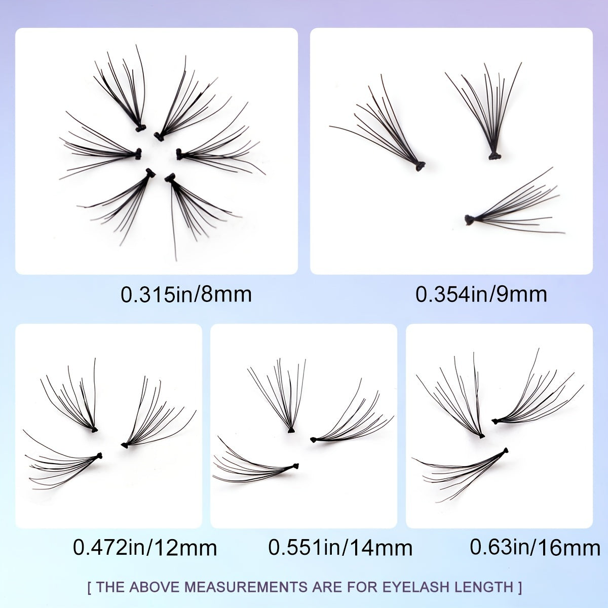 Portable Lash Clusters for Natural and Dramatic Look