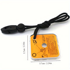 2pcs Survival Signal Mirror For Boat Raft Boat Field Survival Signal Mirror