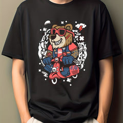 Men's Hip Pop Squirrel Print Tee