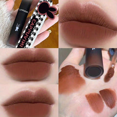 6-Color Long Lasting Waterproof Lip Gloss with Velvet & Matte Finish