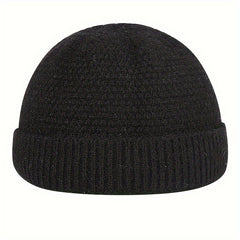 Beanie Winter Warm Knitted Hat Solid Hip Hop Hat