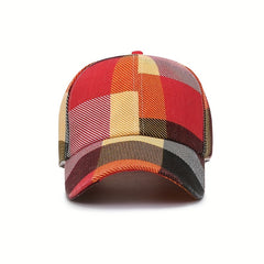 Stylish Block Baseball Cap Hip Hop Casual Golf Dad Hats Adjustable Sun Hats
