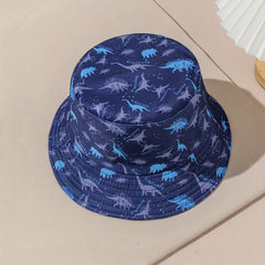 Dinosaur Pattern Fishing Hat - Parent Child Style Random Design