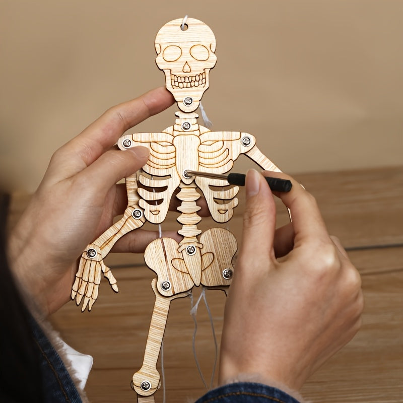 DIY Human Skull Toy Material Set