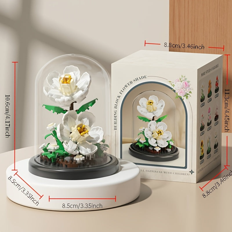 Sunflower Building Blocks Set ABS Plastic Interlocking Bricks