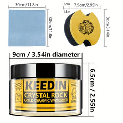 Car Protective Wax Scratch Resistant Water Resistant Bright Plated Crystal Wax
