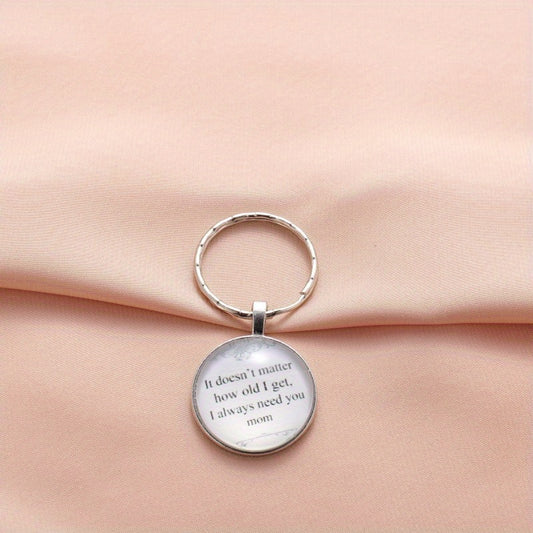 Vintage English Keychain Necklace Bag Charm Jewelry Accessory