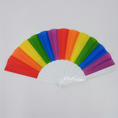 Rainbow Dance Fan Handheld Performance Decoration Carnival Accessories