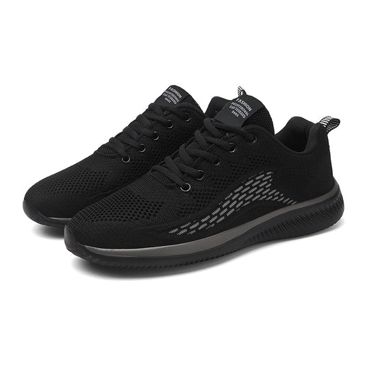 Men's Breathable Mesh Running Shoes Lace Up Lightweight