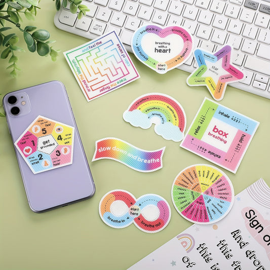 Pressure Relief Stickers Student Anxiety Sensory Calming Stripe Stickers