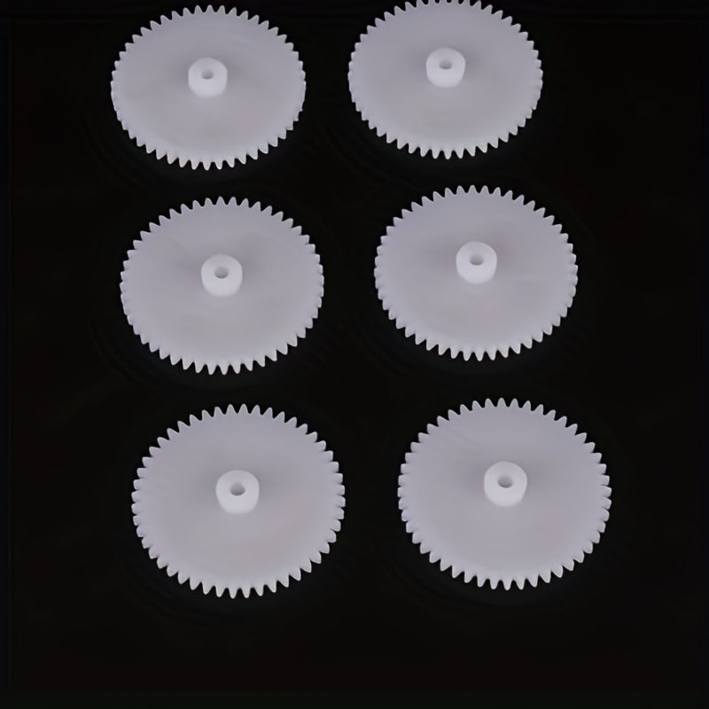 50pcs Plastic Gear 0.5m 48 Teeth 1.95mm Aperture DIY Model Gear