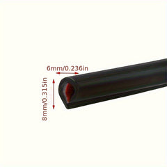 1PC Car Door Edge Guards Rubber Sealing Protection Strip Anti Scratch