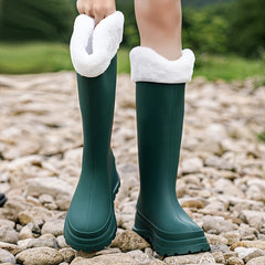 Stylish Non-Slip Rain Boots for Women - Outdoor Rubber Water Boots