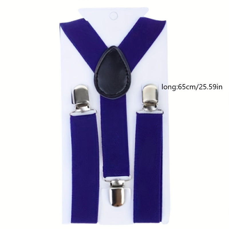 Kids' Clip on Braces Stylish Suspender Trousers for Boys & Girls