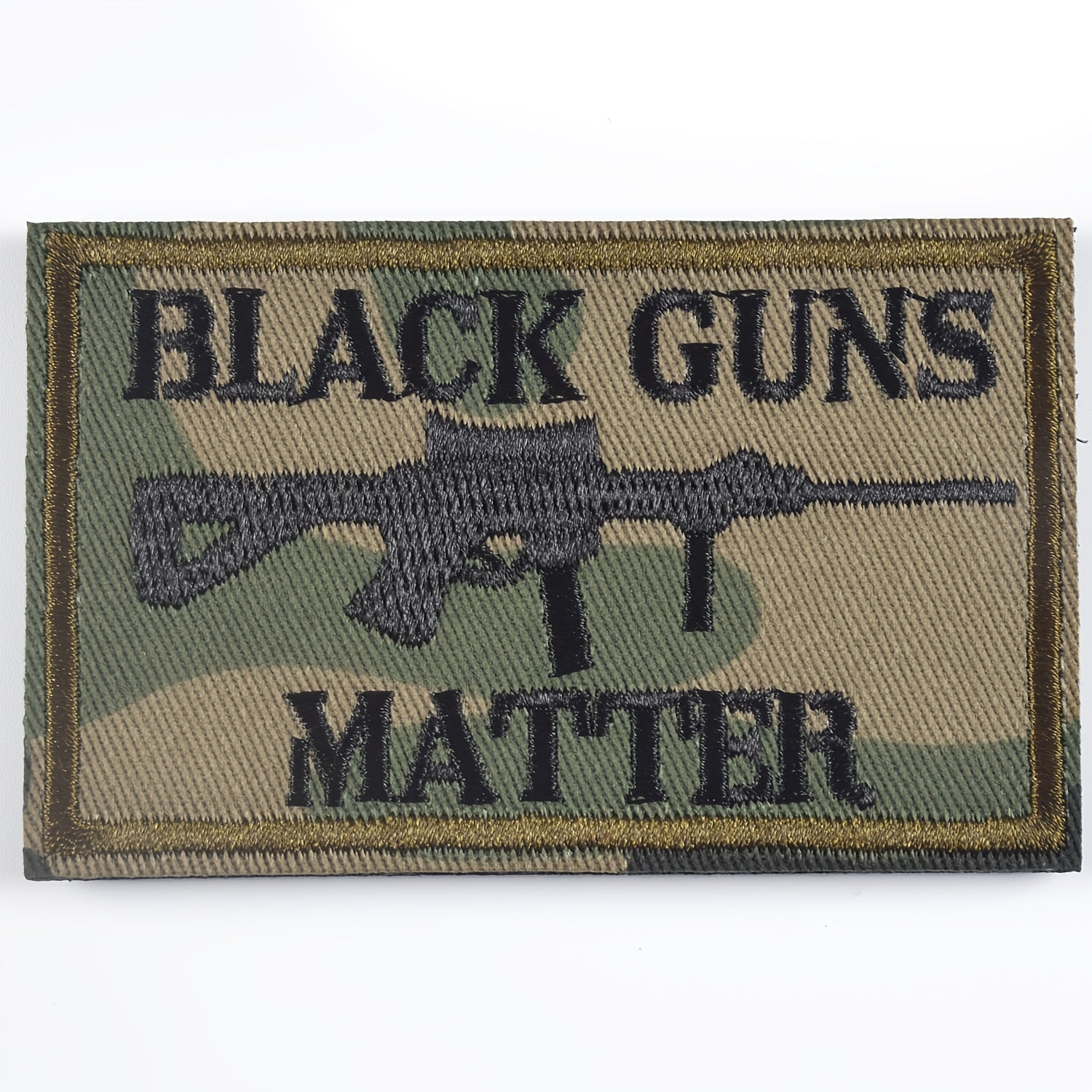 JCARP 2pcs Hook&Loop Embroidered Patches Tactical Badges For Men