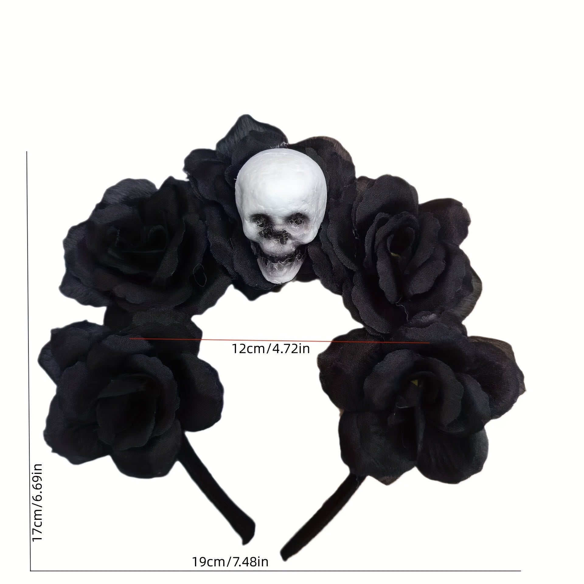 Halloween Skull Headband Horror Hair Band For Party Props