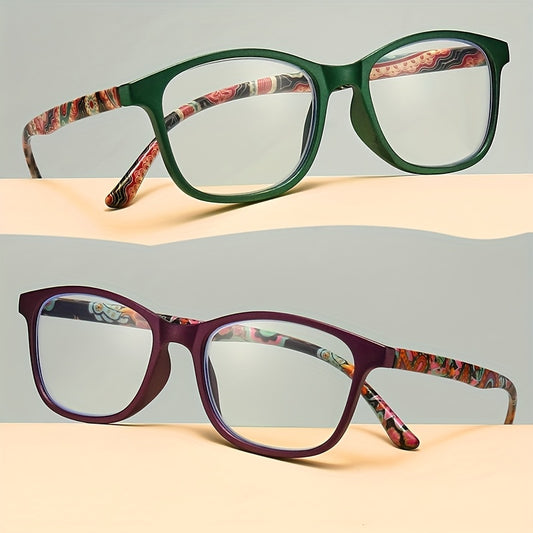 TR90 Sports Reading Glasses Anti Light for Women Diopter To 4 0