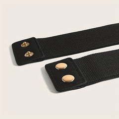 Triple Linked Ring Wide Belt for Women